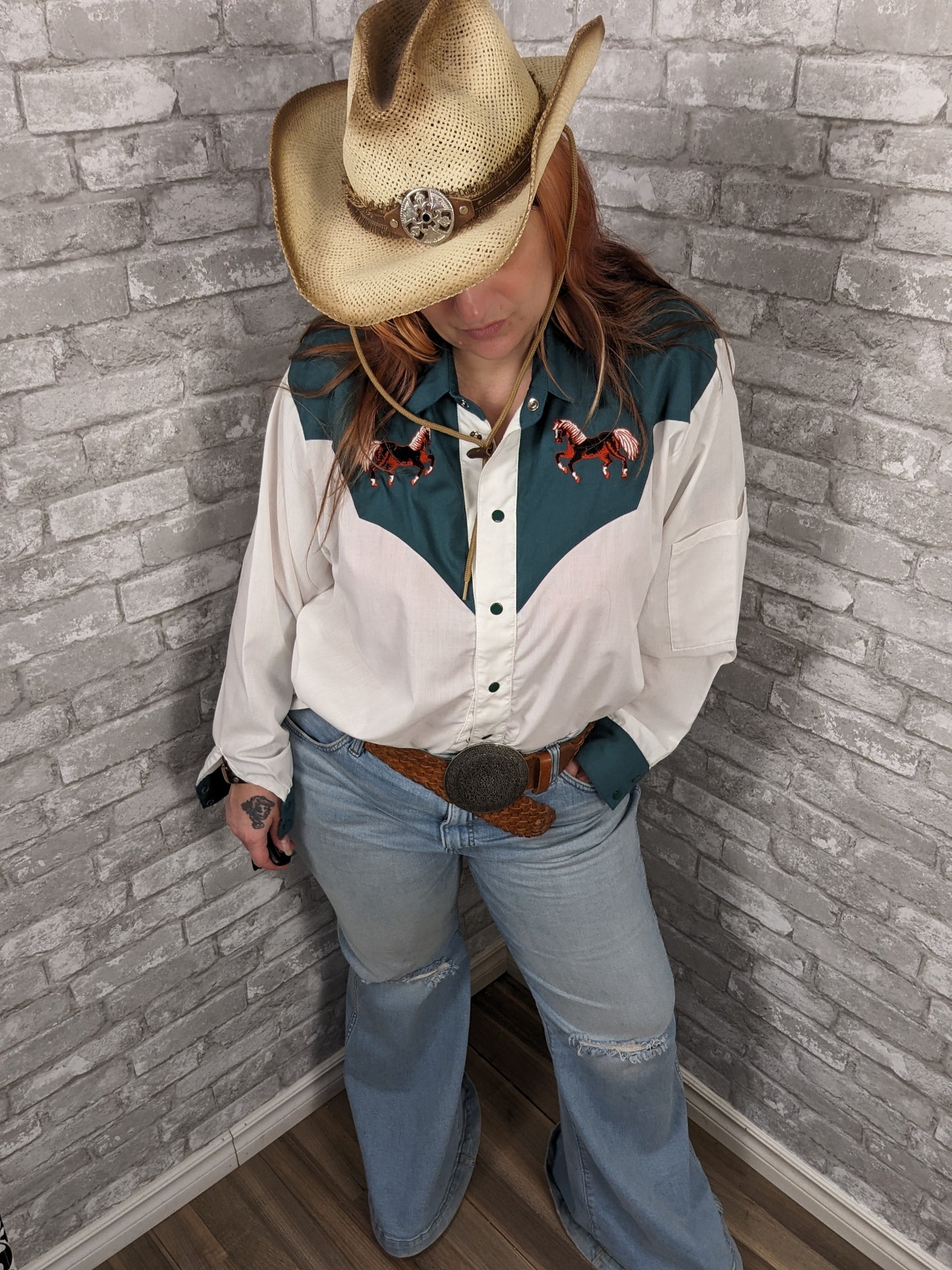 Authentic mountain straw hat