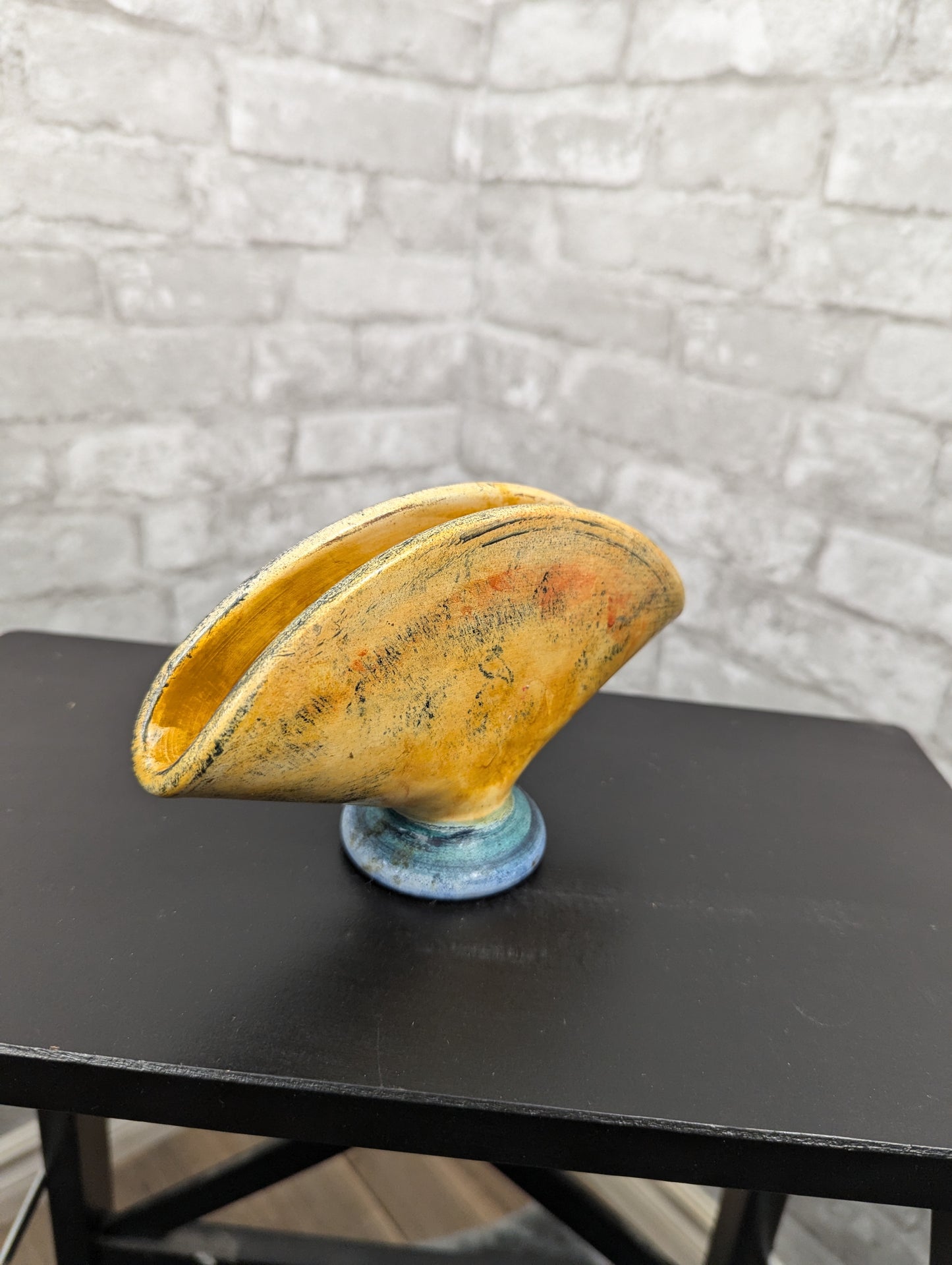 Vintage hand painted napkin holder
