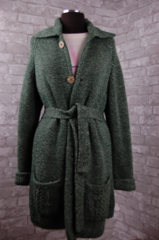 Vintage wool duster cardigan sweater