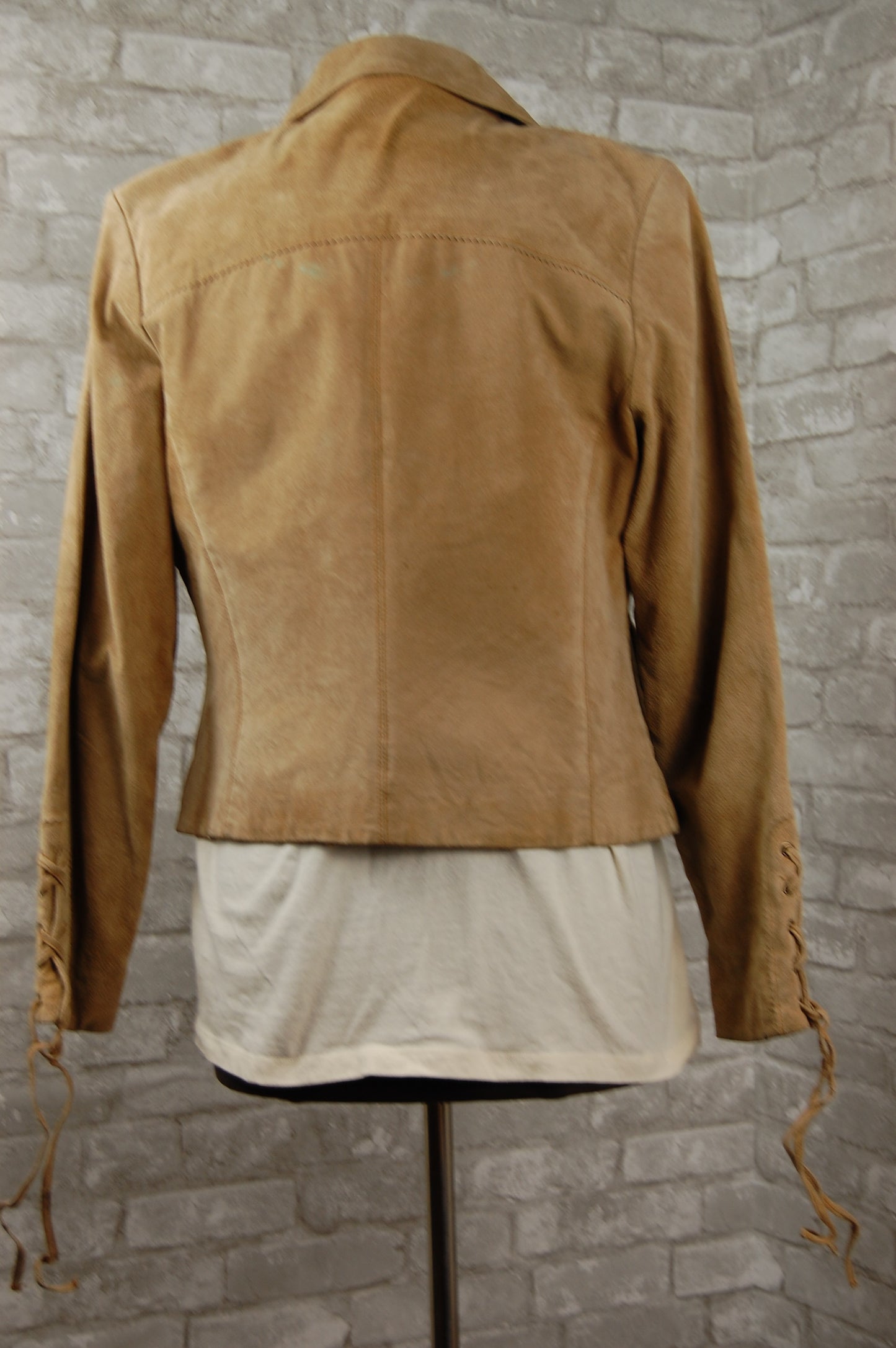 Cozy tan suede jacket