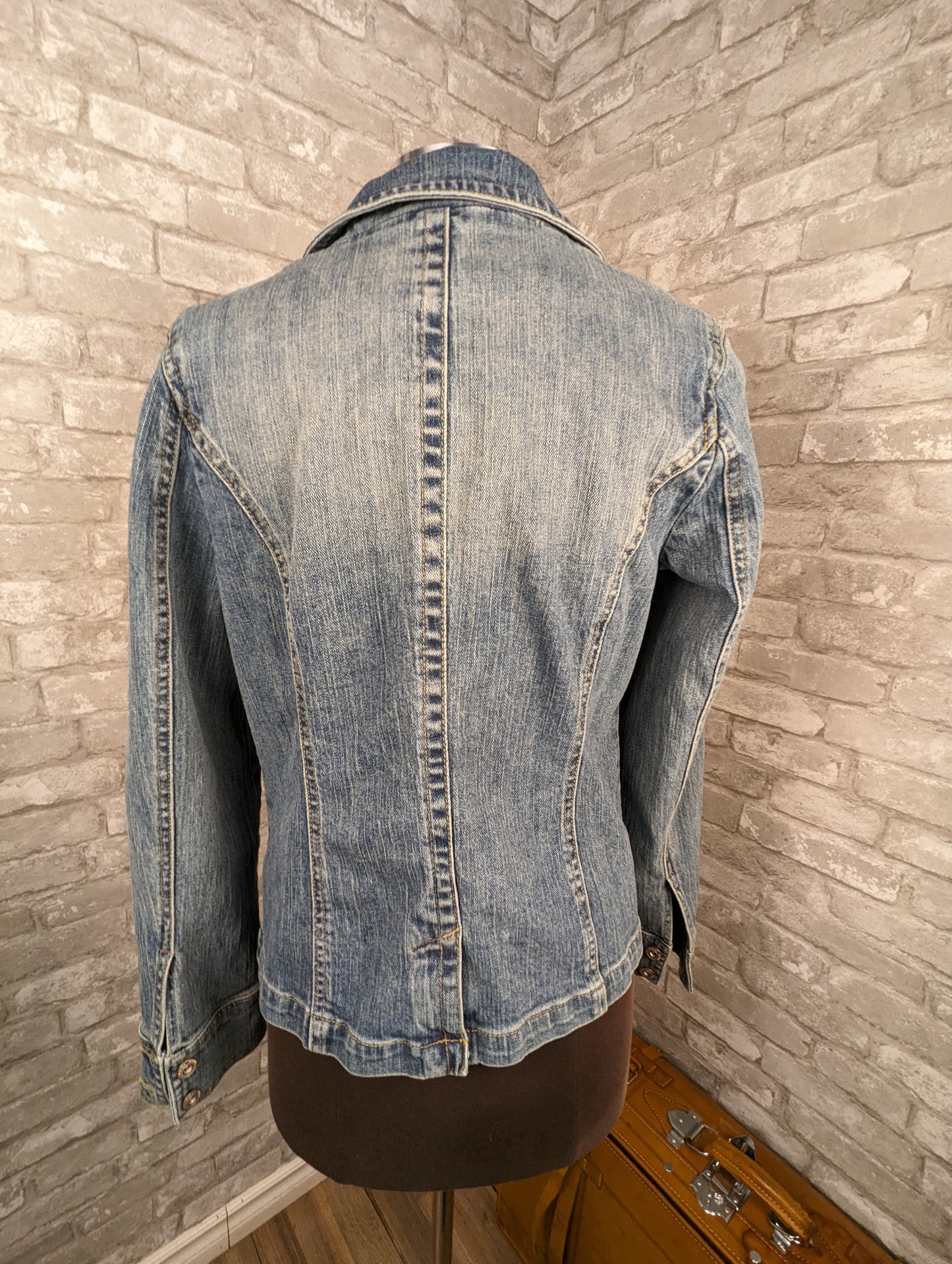 Vintage denim jeans blazer