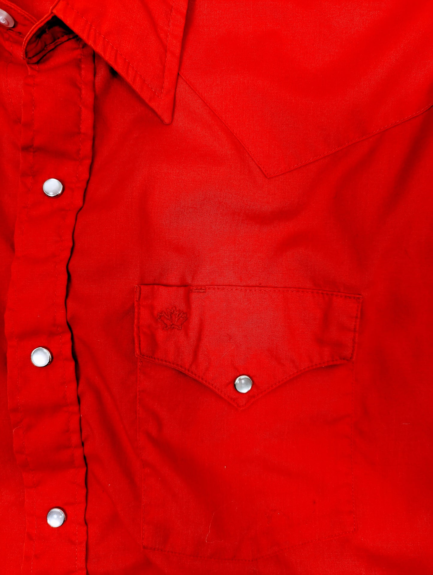 MWG long sleeve red western shirt