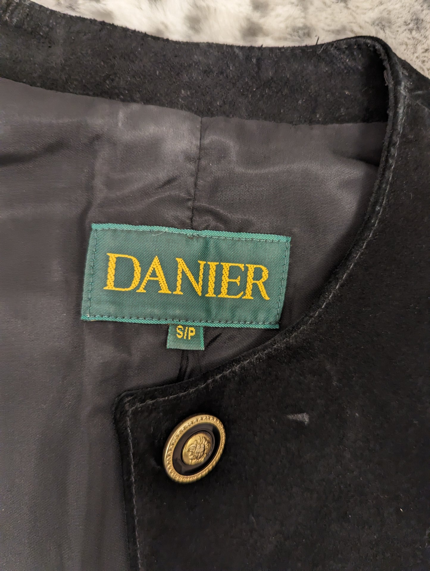 Vintage Danier suede vest