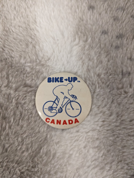 Bike Up Canada Vintage button