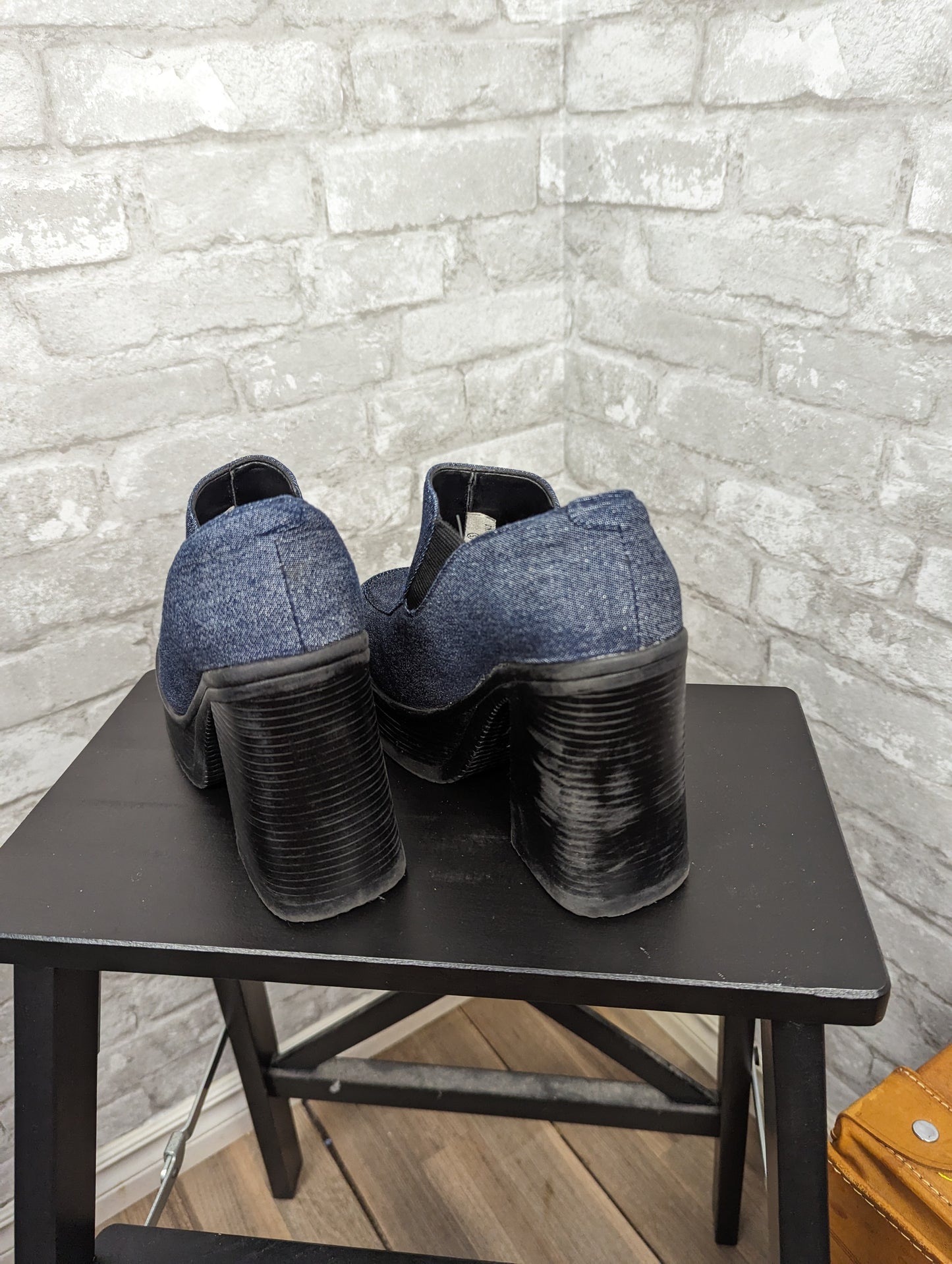 Y2K platform jeans shoes