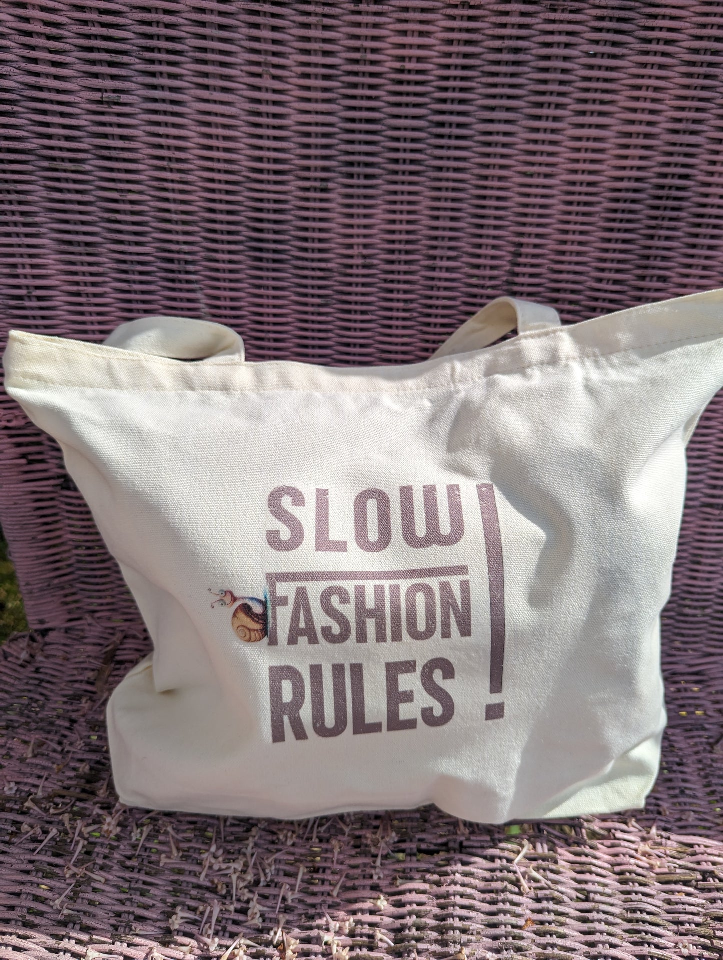 Retrosmith Slow Fashion Rules tote