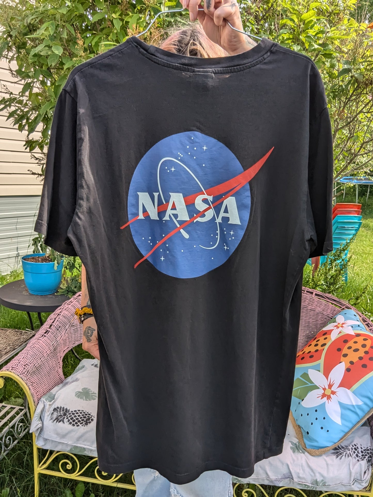 NASA black tshirt