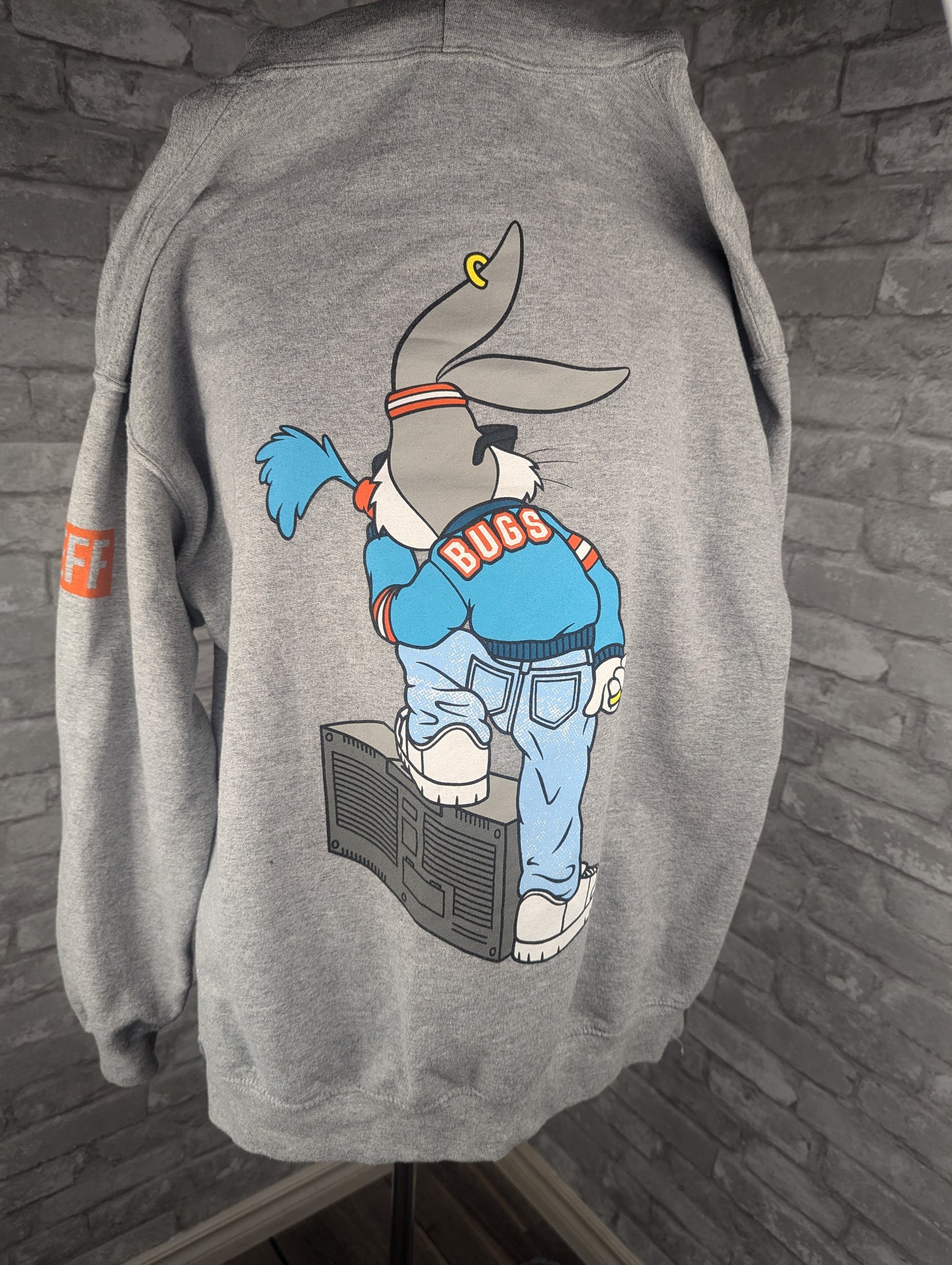 Bugs bunny retro 80's boombox hoodie