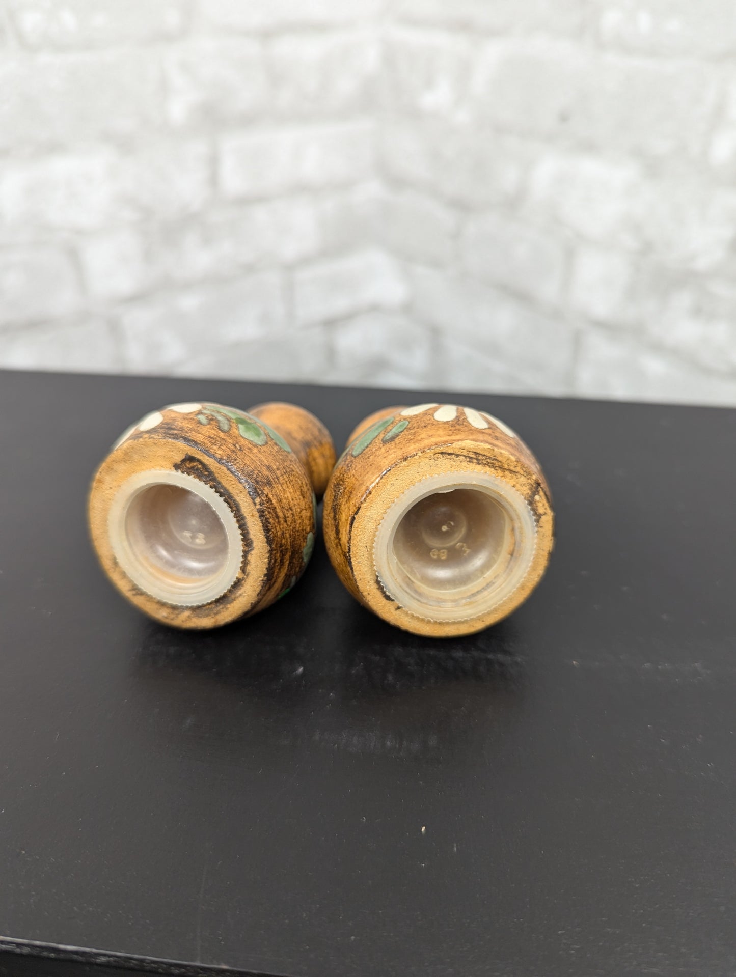 Vintage French salt and pepper shakers