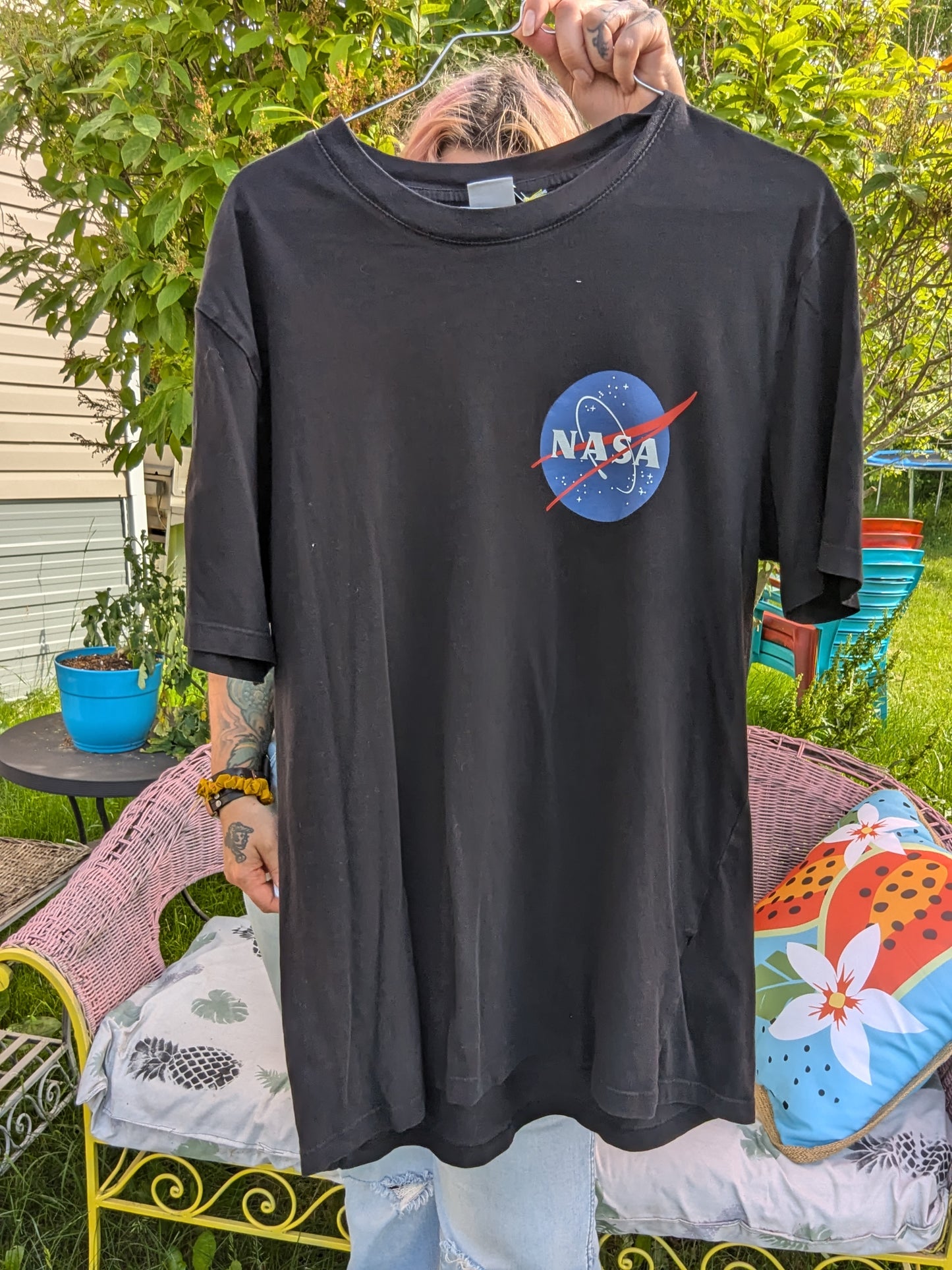 NASA black tshirt