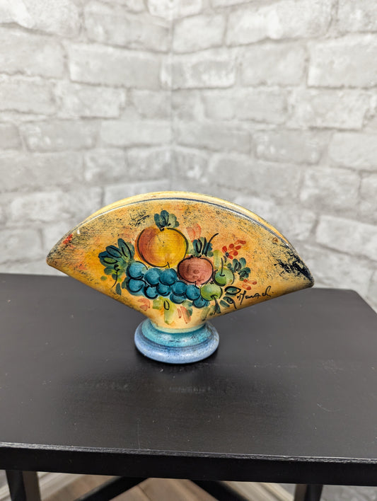 Vintage hand painted napkin holder